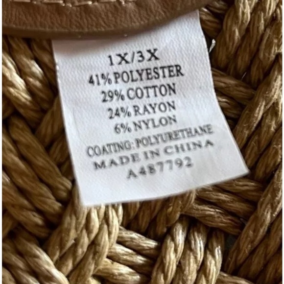 Susan Graver Woven Tan Belt - Picture 8 of 8